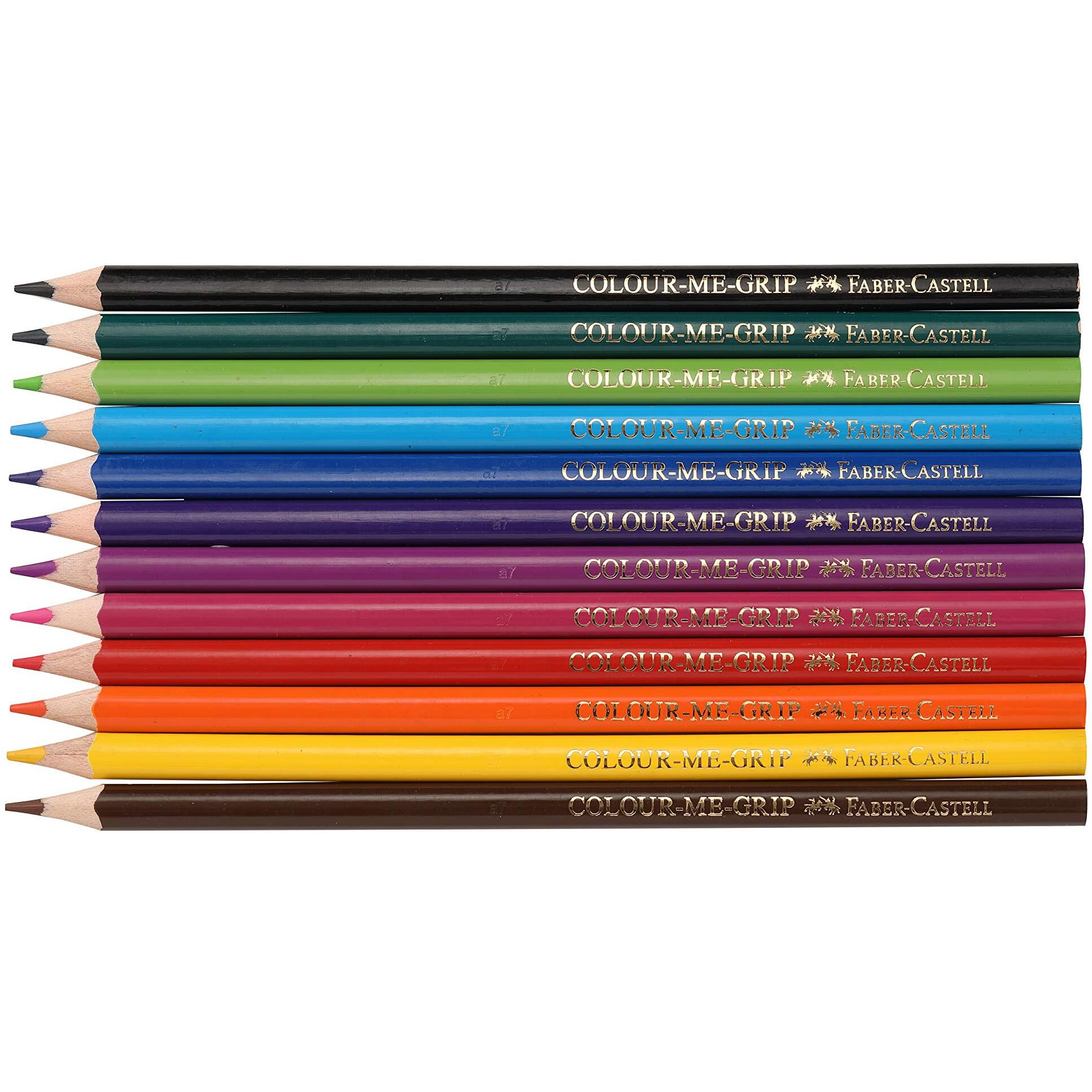 Faber-Castell Triangular Colour Pencils - Pack of 1 (Assorted)