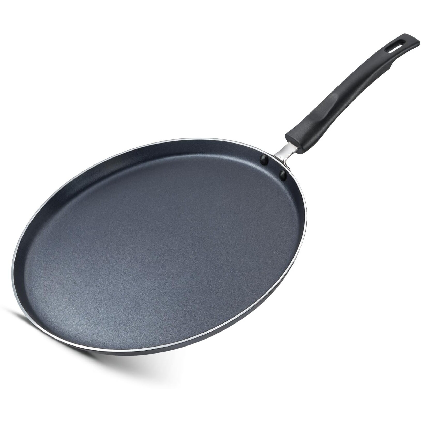 Judge by Prestige 28cm Everyday Non-Stick Tawa (Aluminium) | Low Oil Cooking | Easy to Clean |Cool Touch Handle