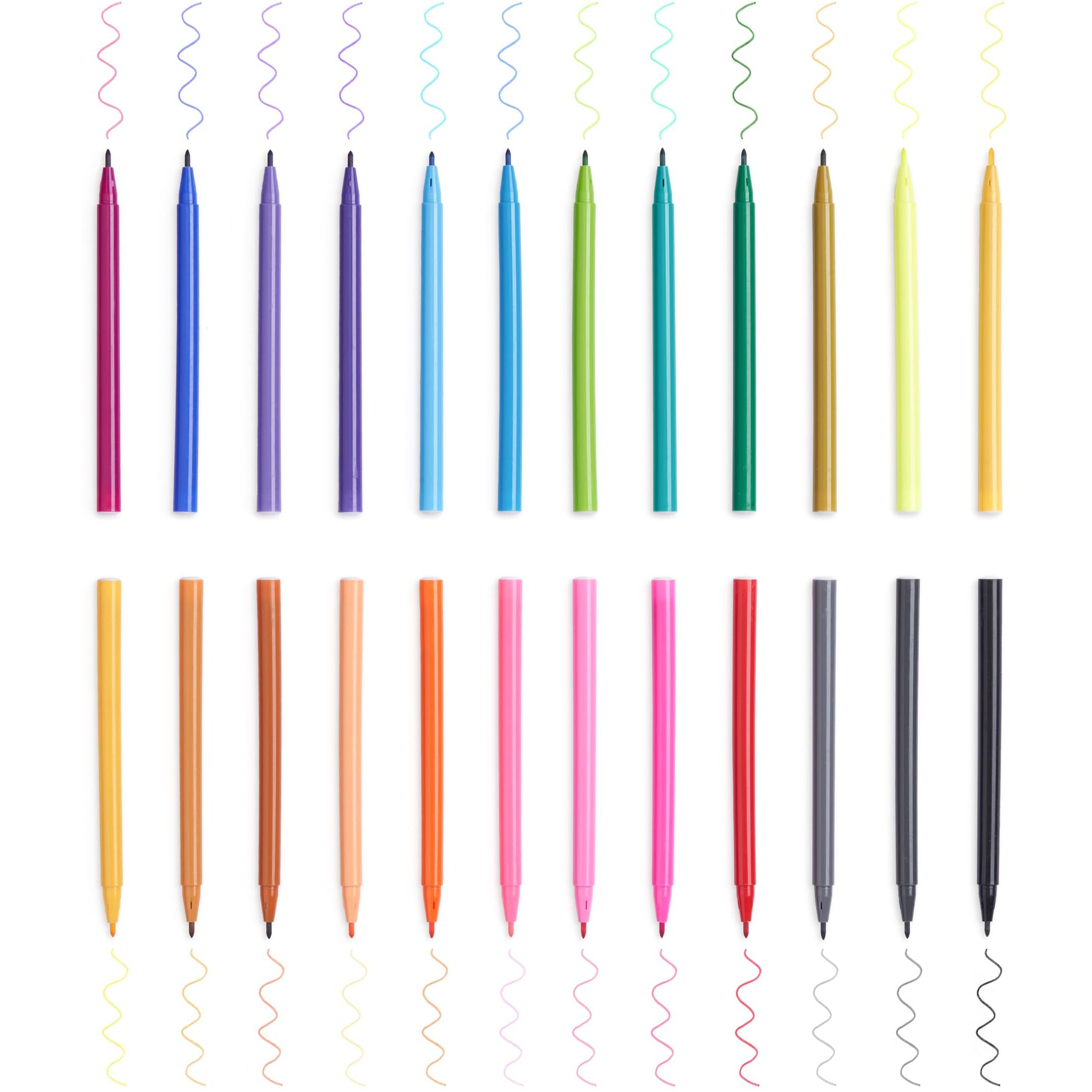 Camel Sketch Pens 24 Shades (Multicolor)