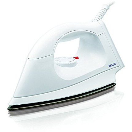 Philips HI113 1000-Watt Plastic Body PTFE Coating Dry Iron