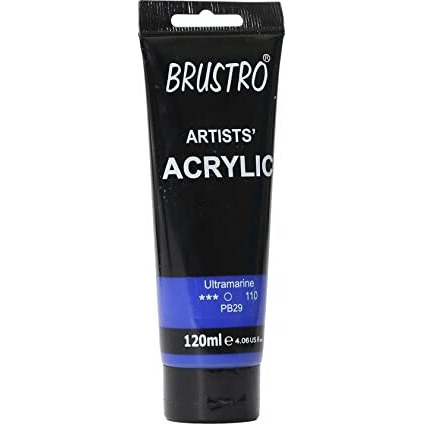 BRUSTRO Artists Acrylic Paint 120ml Ultramarine