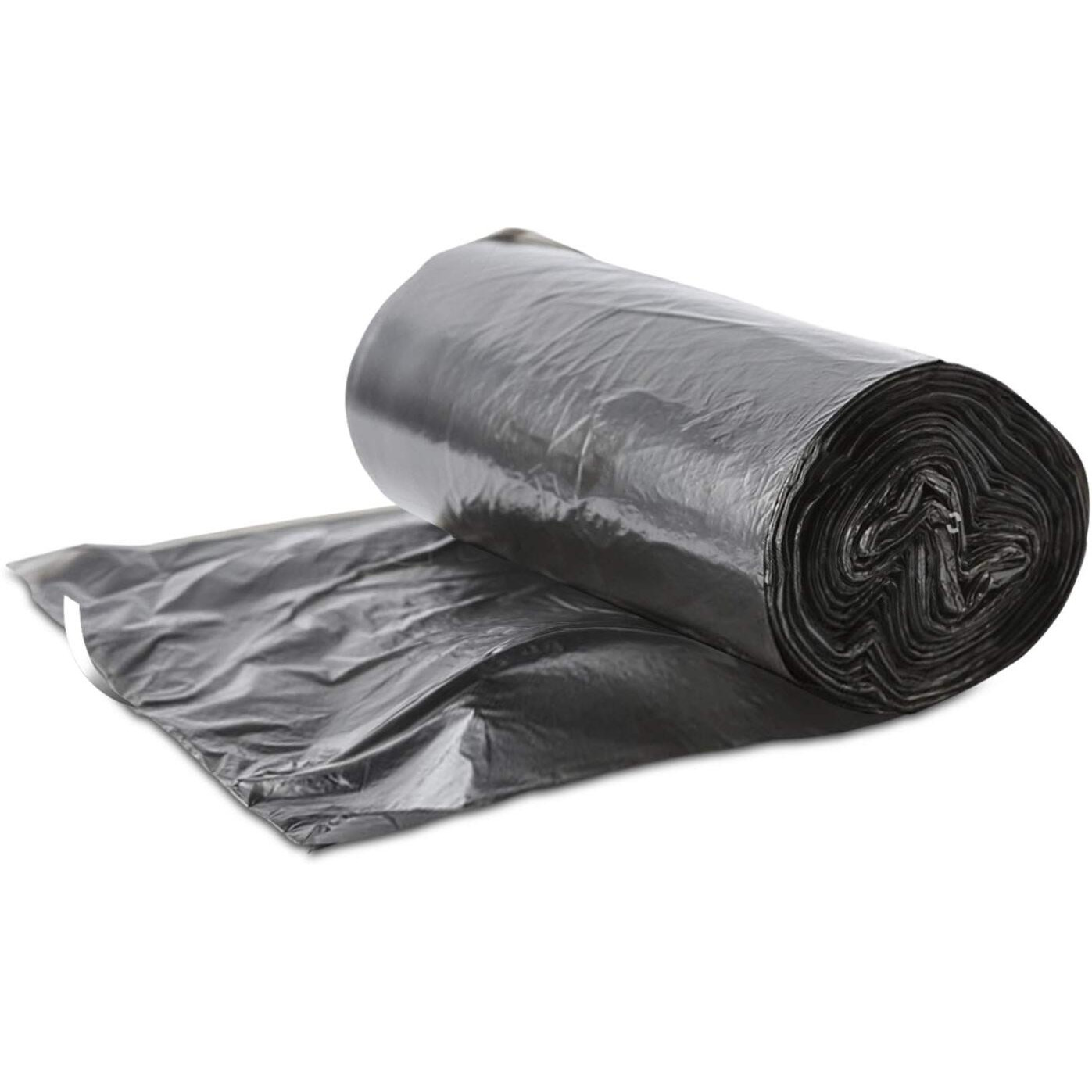 Amazon Brand - Presto Garbage Bags Small 180 Count|17 x 19 Inches Black , For Dry & Wet waste|30 bags/roll (Pack of 6)