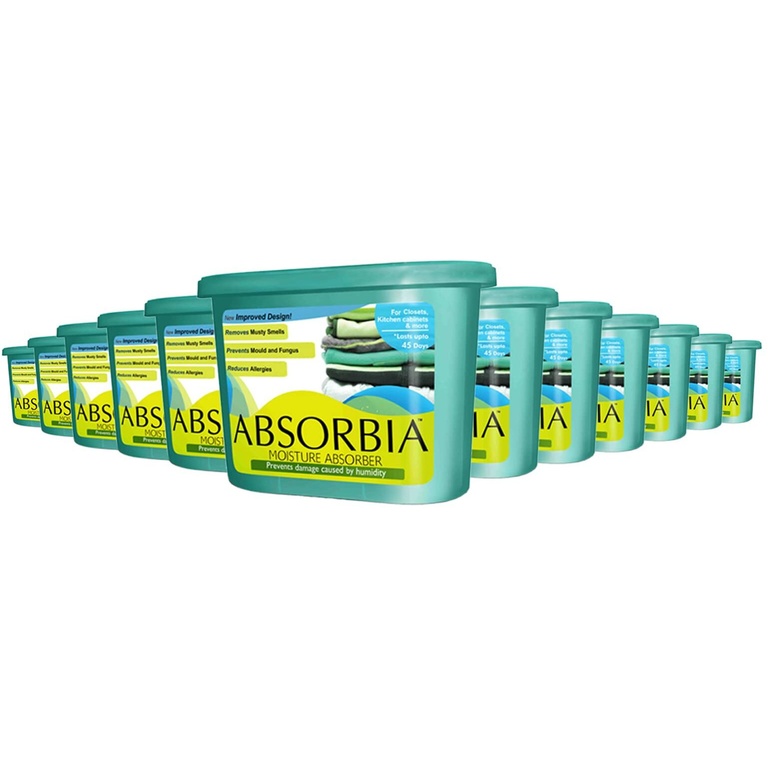 Absorbia Moisture Absorber | Absorbia Classic - Season XL Pack of 12 (600ml Each)