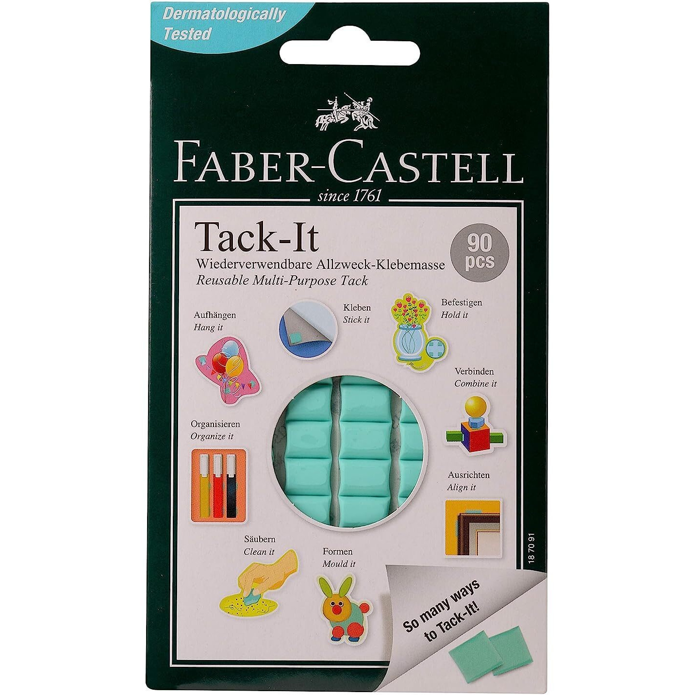 Faber-Castell Tack-It - 90 pieces (Light Green)