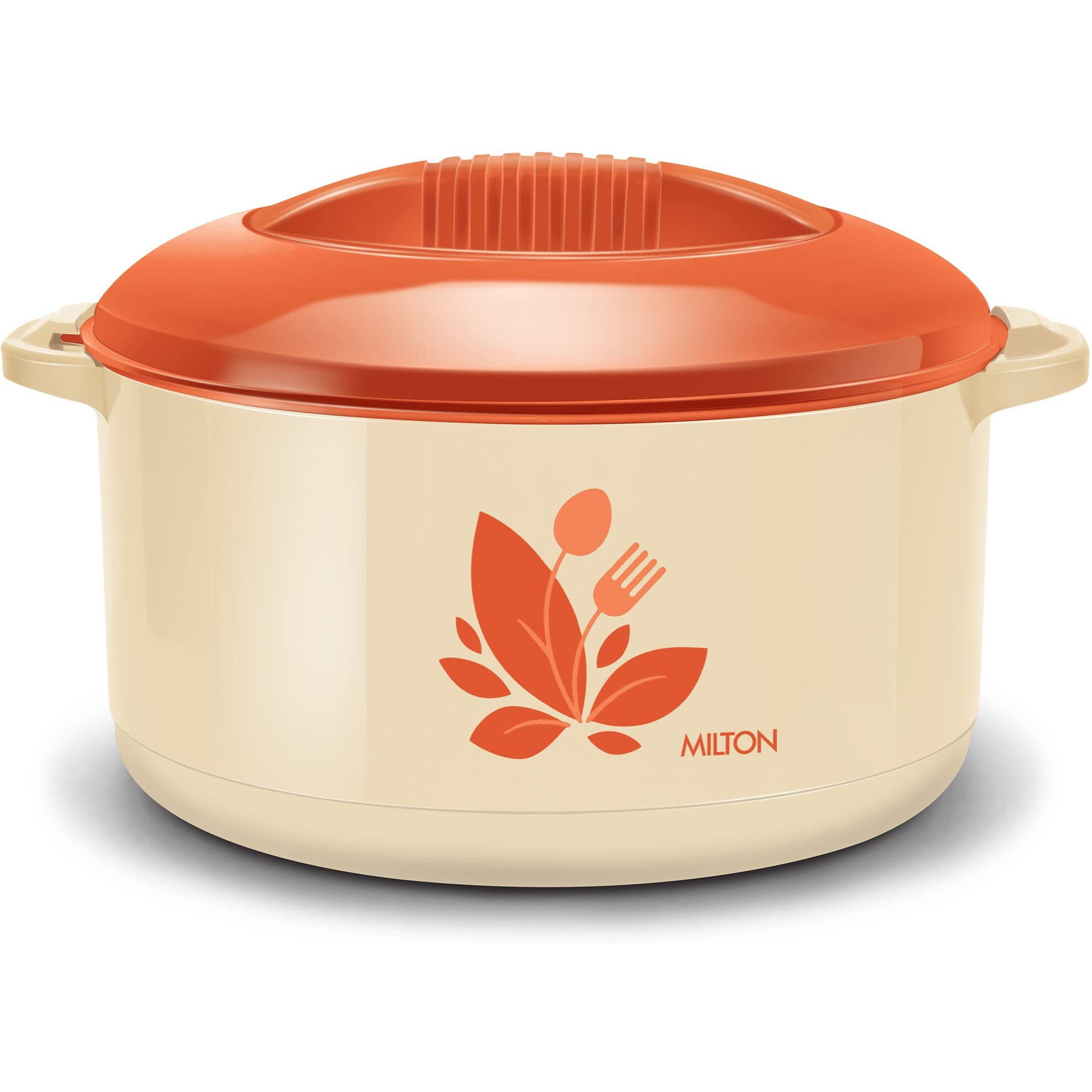 MILTON Orchid 17500 Inner Steel Casserole, 15.5 litres, Tan | PU Insulated | BPA free |Odour Proof | Food Grade | Easy to Carry | Easy to Store | Ideal for Chapatti | Roti | Curd Maker