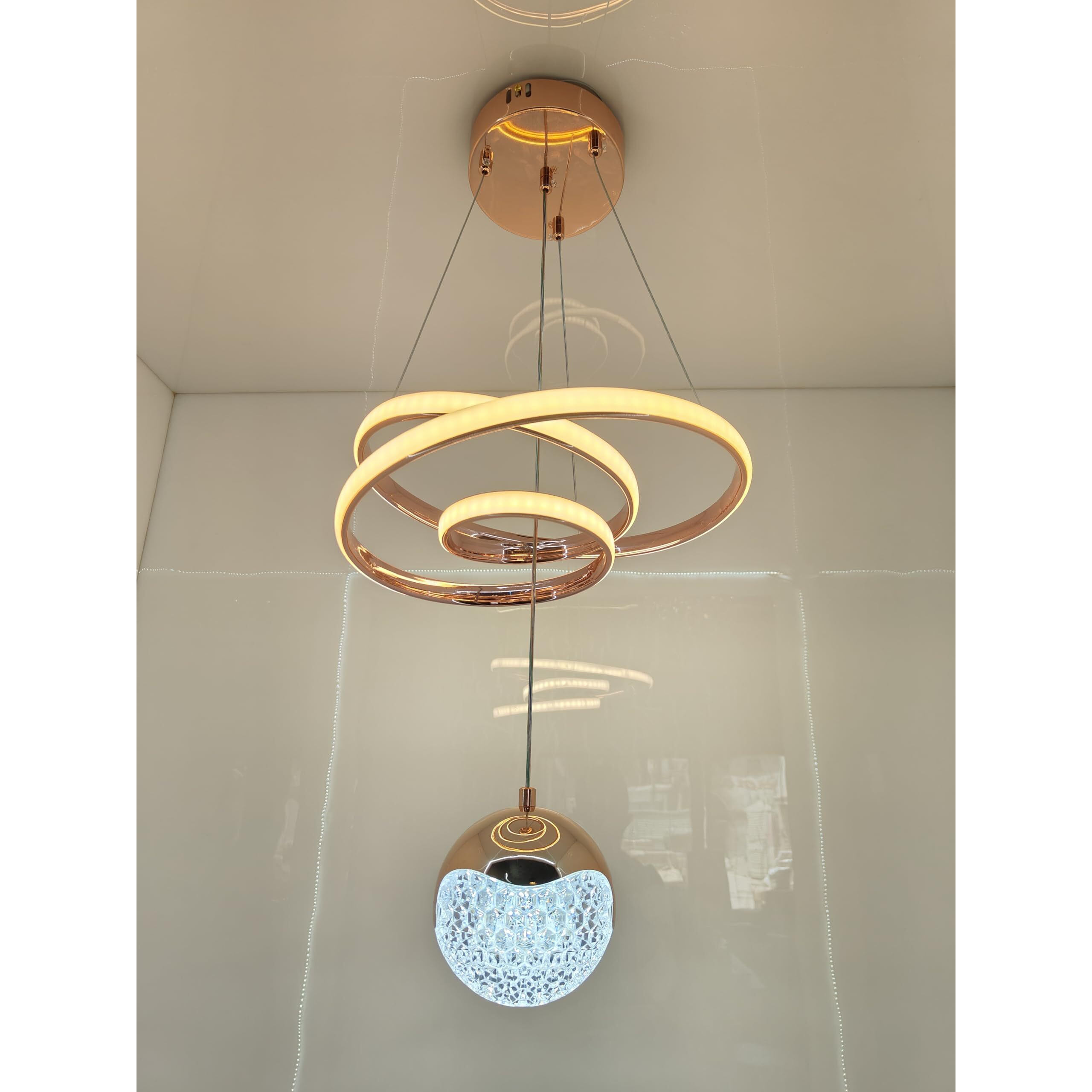 swanart Decorative LED Pendant Lights for Living, Dining, Bedroom and Bath, Multiple Room Lighting Fixture