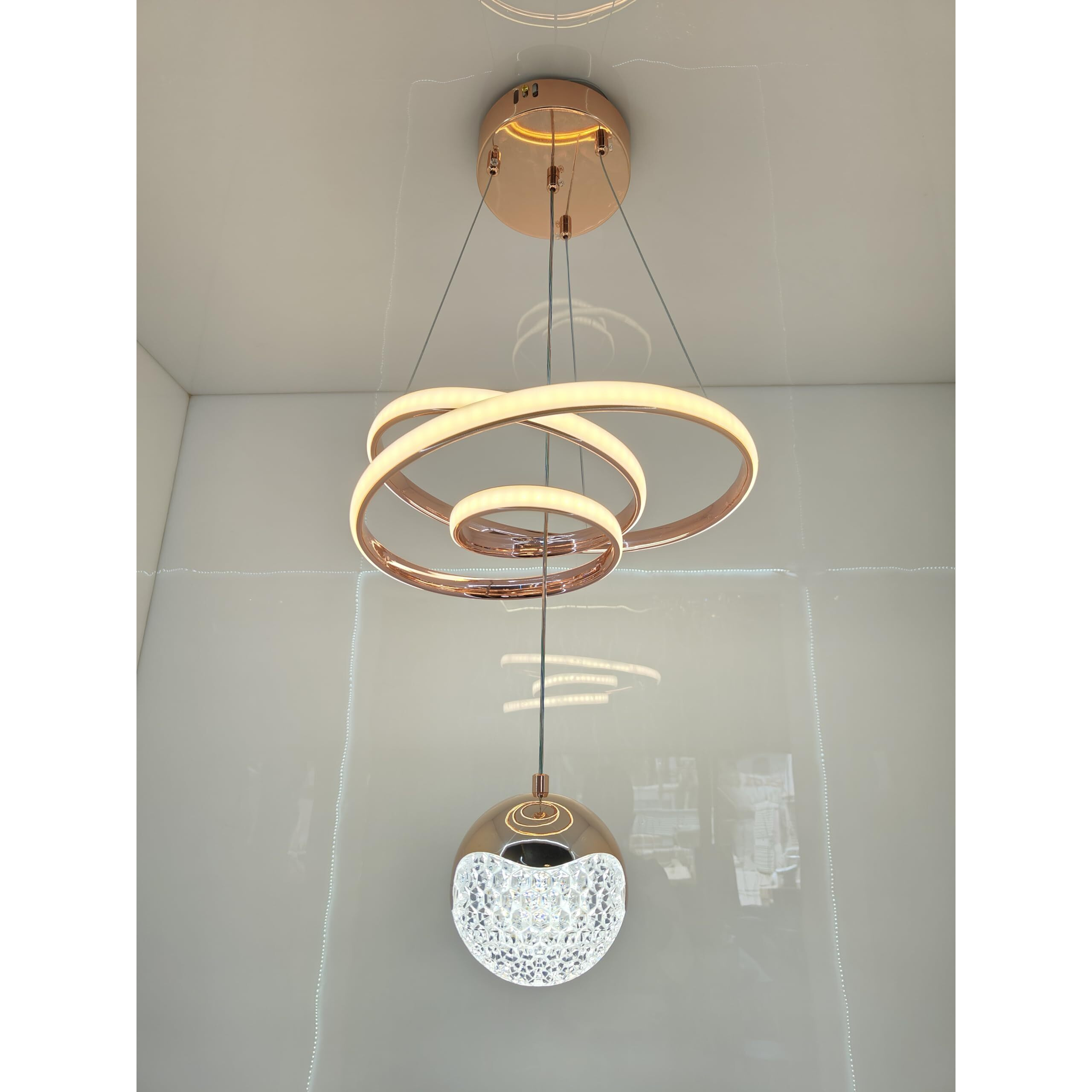 swanart Decorative LED Pendant Lights for Living, Dining, Bedroom and Bath, Multiple Room Lighting Fixture