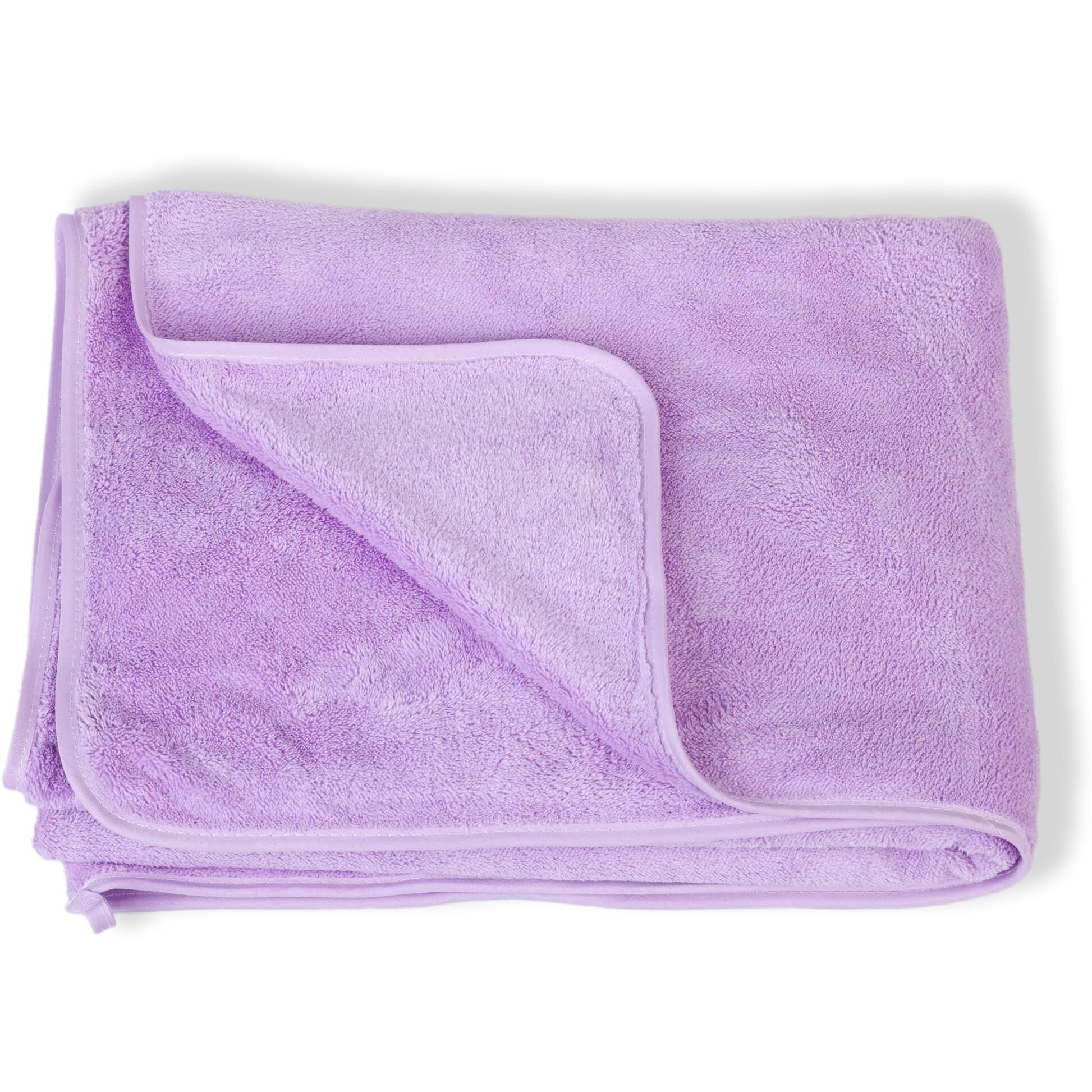 Glivary Microfiber 300 Tc Towels For Bath-Soft Towel With Hook Quick Dry Super Absorbent-Bath Towel For Men And Women(70 X 140 Cm) (Purple/Blue)