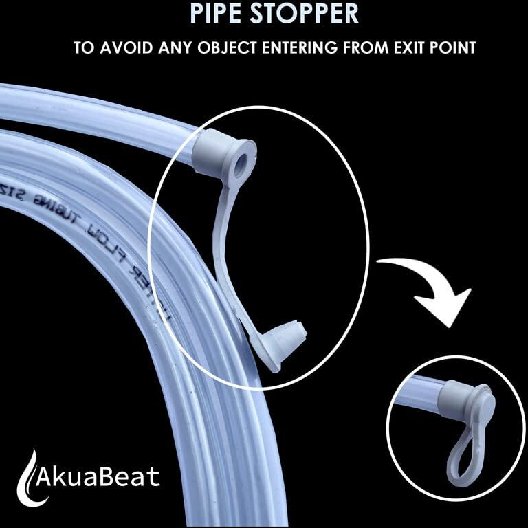 Akua Beat Transparent Silicon Flexible Tube Pipe suitable for HUL Pureit Classic UV+ and Classic UV+ G2 and other water purifiers with same Diameter  1.5 meter (5 ft)