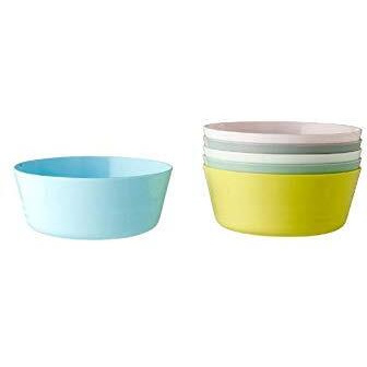 Ikea Plastic Bowl (Mixed Colours) - Set of 6