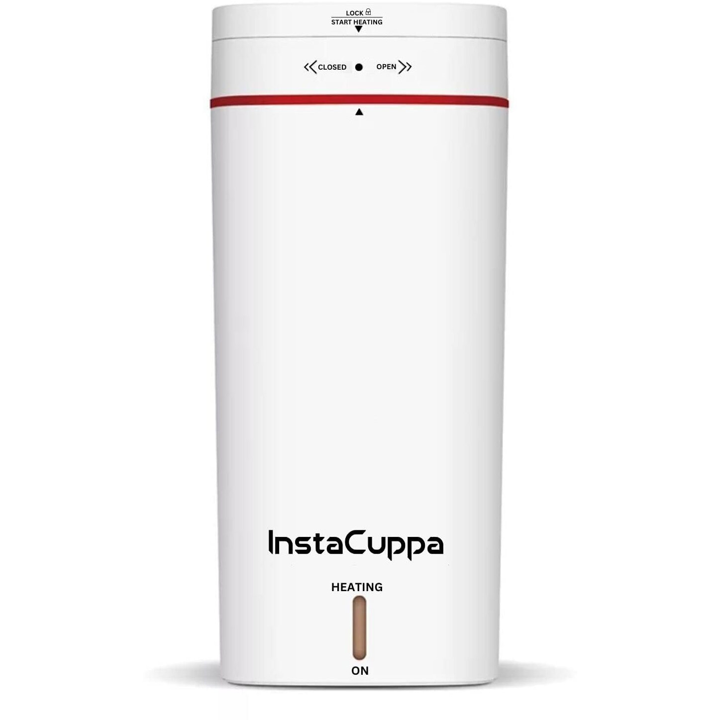 Instacuppa Portable Electric Kettle Travel Electric Water Bottle For Boiling Hot Water With Cool Touch Exterior, Automatic Shut Off Dry Boil Protection, 6 Mins Fast Boil Time, 500 Ml, 300 Watts, White