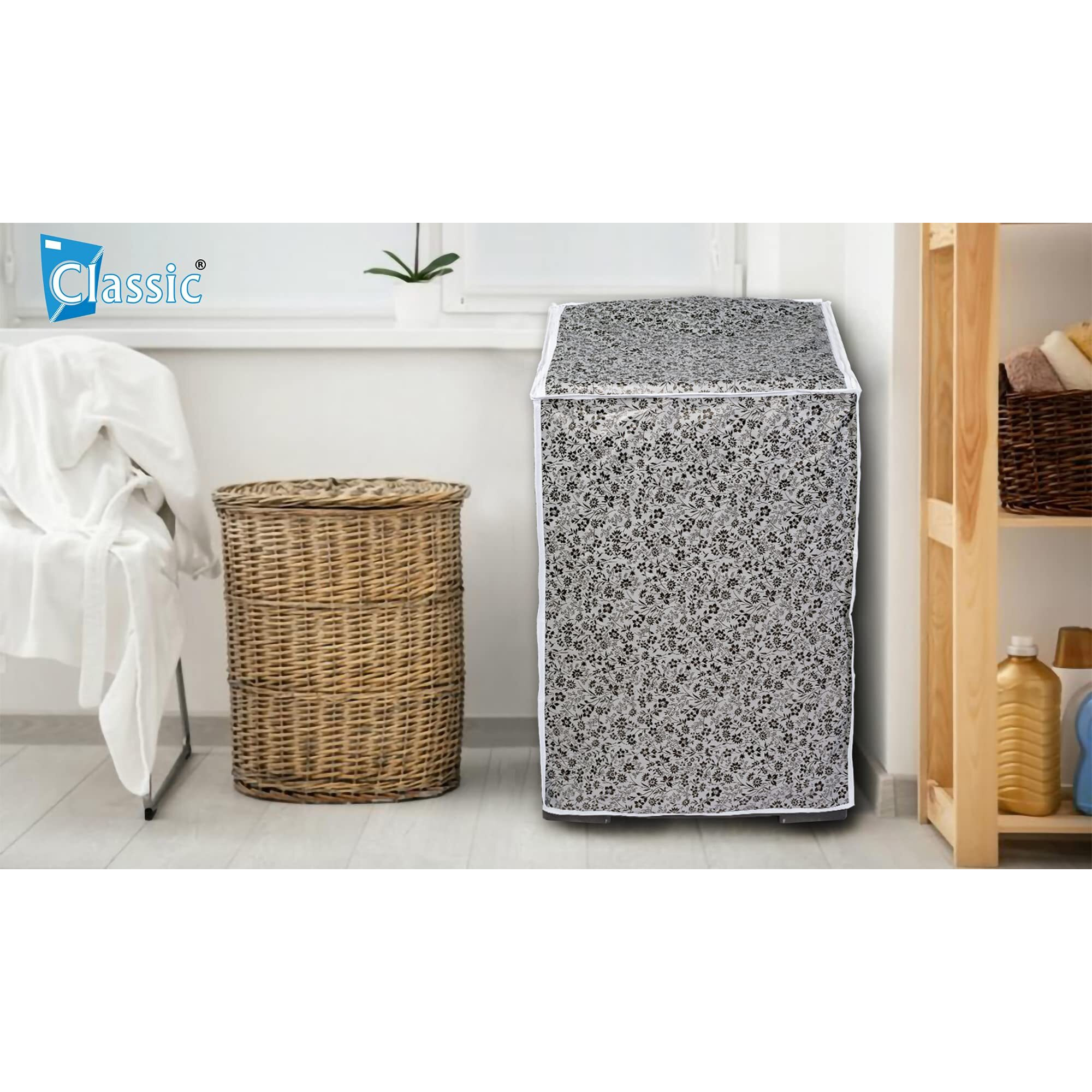 Classic LG Top Load Washing Machine Cover Suitable For 7.2 Kg, 7.5 Kg, (56cms X 56cms X 88cms)