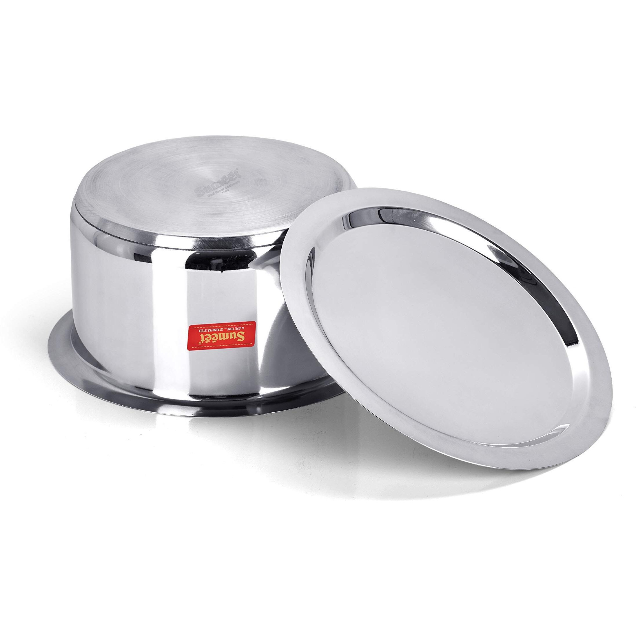 Sumeet Stainless Steel Cookware Set, 4 Liter, 1 Piece (Steel)