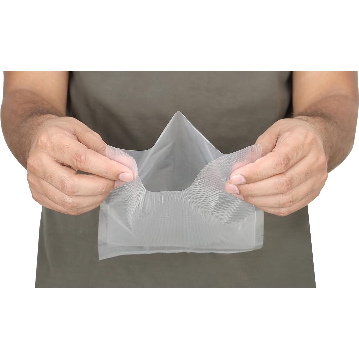 ENEM Vacuum Sealing Bags, 22cm x 25cm, Vacuum Sealing Machine Pouches, Food Grade & Microwaveable Pouches, 90 Micron Thickness, Pack of 50