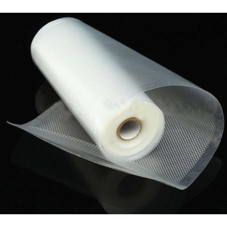 ENEM Vacuum Sealer Roll, 20cm x 5Mtr, Microwavable Food Bags, Ideal for Storage, Meal Prep, With 100 Micron Thickness