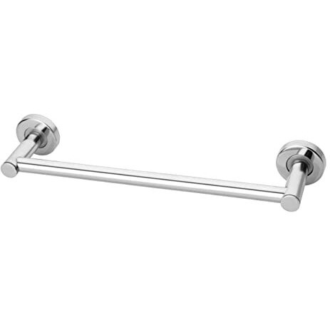 iSTAR 12 INCH Stainless Steel Towel Bar Bathroom Towel Rod Holder Wall Mounted Hand Towel Rail for Kitchen and Washroom (Pack of 2)