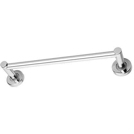 iSTAR 12 INCH Stainless Steel Towel Bar Bathroom Towel Rod Holder Wall Mounted Hand Towel Rail for Kitchen and Washroom (Pack of 2)