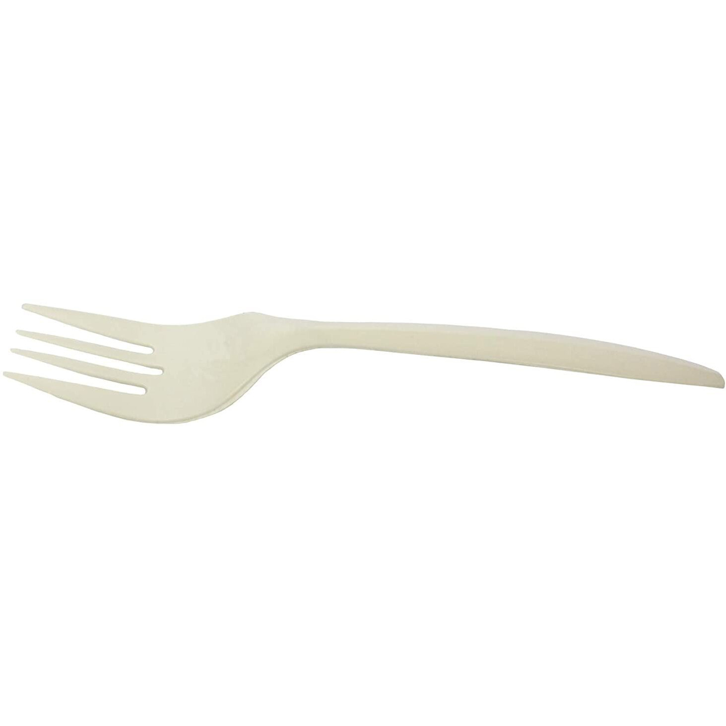 G1 Corn Starch Disposable Biodegradable Spoons and Forks (Forks, 160, G1CORNFK160)