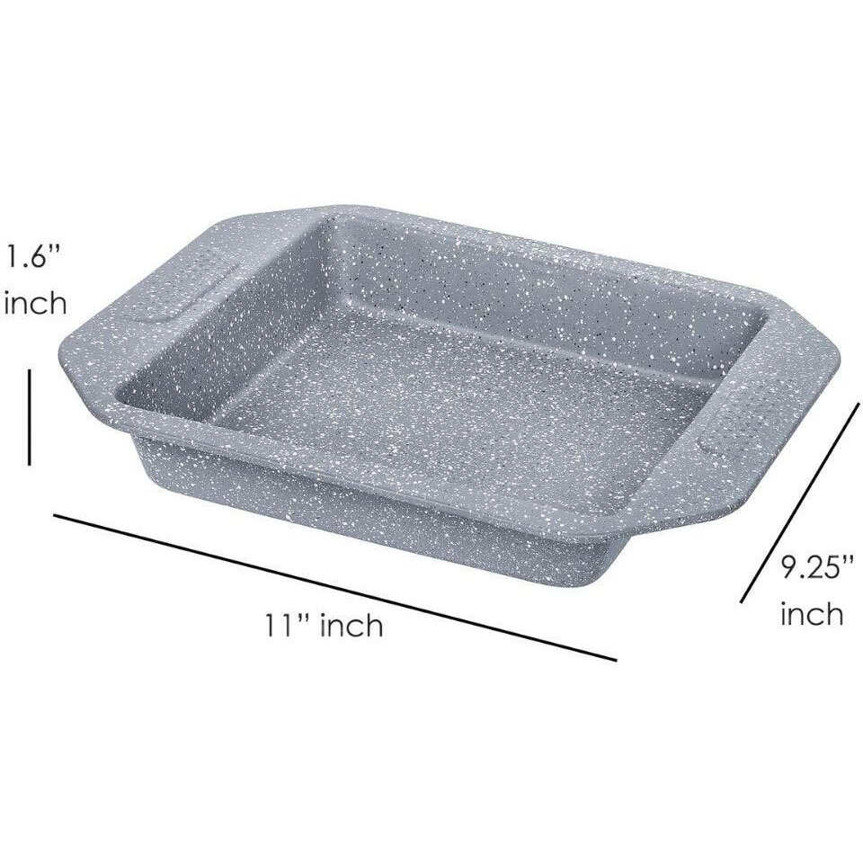 Femora Carbon Steel Stone Ware Non-Stick Coated Baking Dish (28 x 23 x 4 cm)