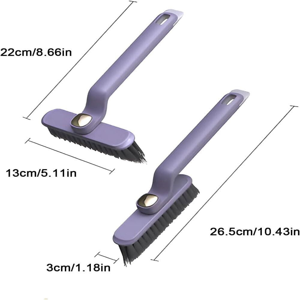 JICOOT Plastic Gap Cleaning Brush,Bathroom Gap Cleaning Brush,Clean The Dead Corners Of Kitchen Tiles,Multifunctional Window Slots,Multi-Purpose Door Window Track Deep Cleaning Brush(Gap Brush)