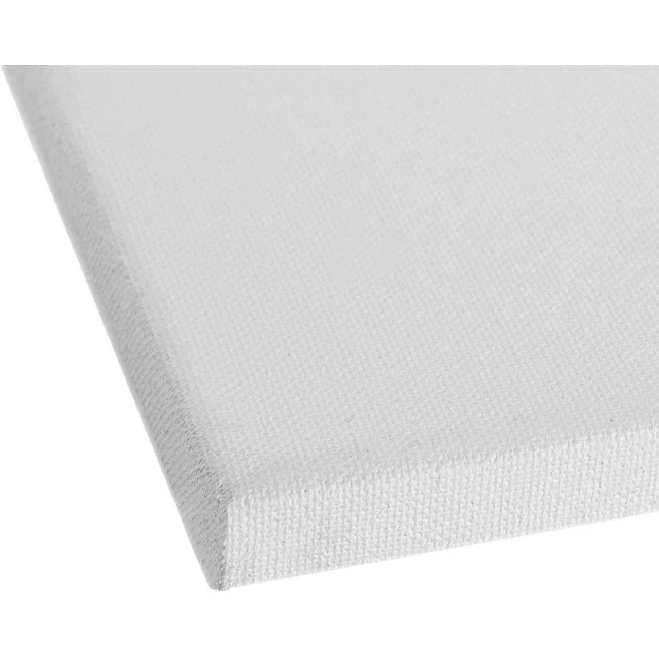 Homestrap Primed Cotton Pre Stretched Canvas with Wooden Frame (White, 6 x 8 Inch (Pack of 2))