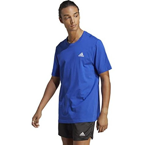 adidas Mens Geometric Regular Fit T-Shirt (IC9284_SELUBL