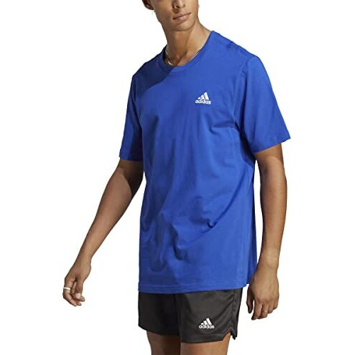 adidas Mens Geometric Regular Fit T-Shirt (IC9284_SELUBL