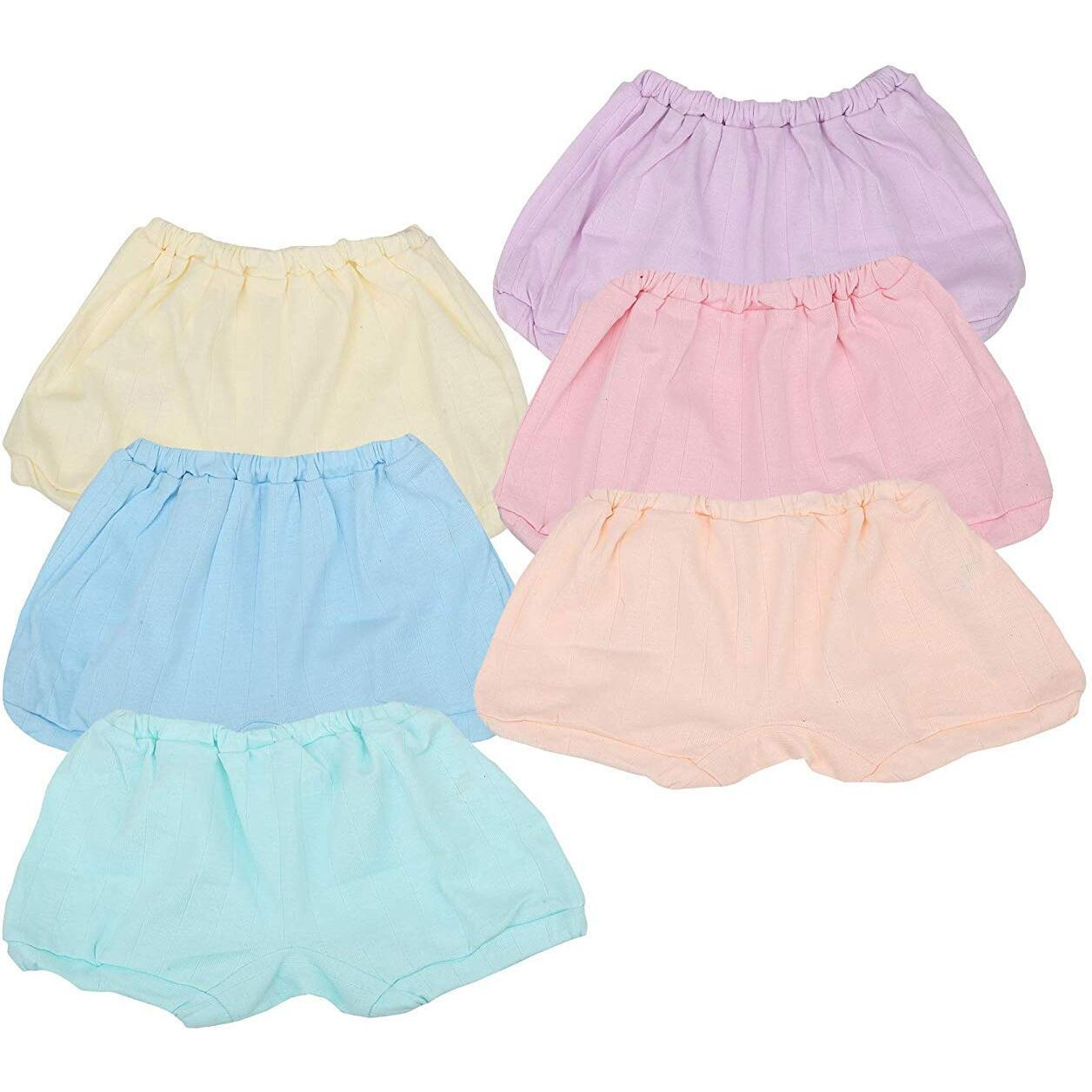 Gilli Shopee Baby Boy & Baby Girls Cotton Bloomers/Panties/Briefs/Underwear 6-12 Months (Pack Of 6 Multicolor)