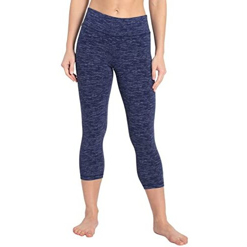 Jockey Womens Slim Fit Cotton Capri (1391_Imperial Blue Marl_Small_Blue_S)