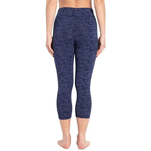 Jockey Womens Slim Fit Cotton Capri (1391_Imperial Blue Marl_Small_Blue_S)