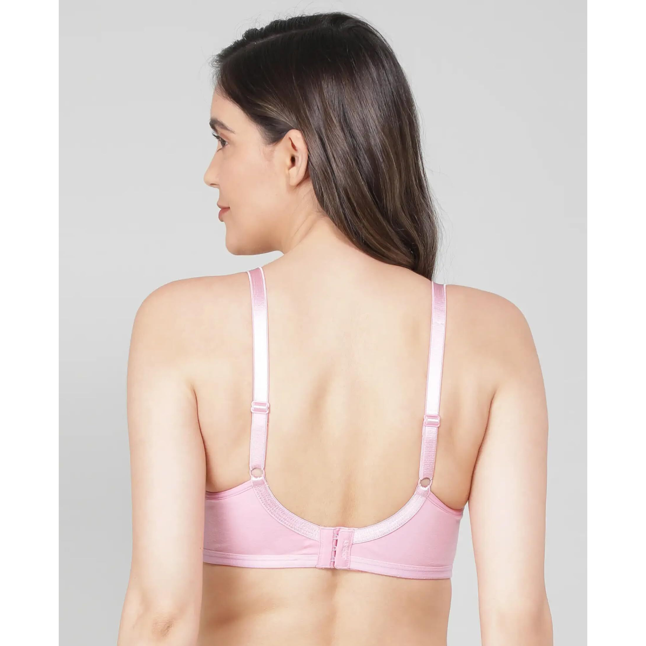 Jockey Womens Wirefree Non Padded Super Combed Cotton Elastane Stretch Full Coverage Nursing Bra with Front Opening and Adjustable Straps_Style_ES08_Candy Pink_34DD