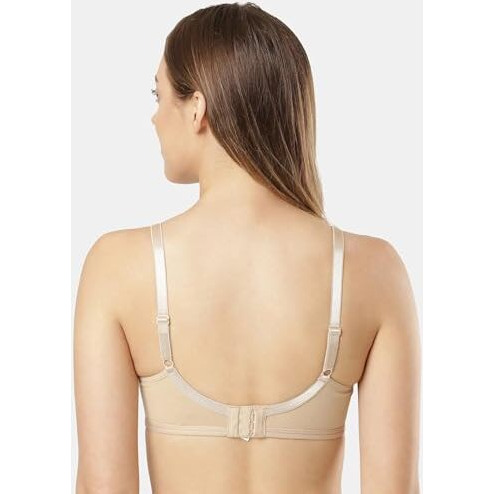 Jockey ES08 Womens Wirefree Non Padded Super Combed Cotton Elastane Stretch Full Coverage Nursing Bra with Front Opening and Adjustable Straps_Light Skin_36DD