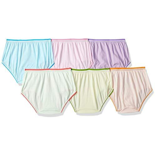 BODYCARE Girls Cotton Panties(Pack of 6) (E1800_Multicoloured_55_Multicoloured_3 Years-4 Years)