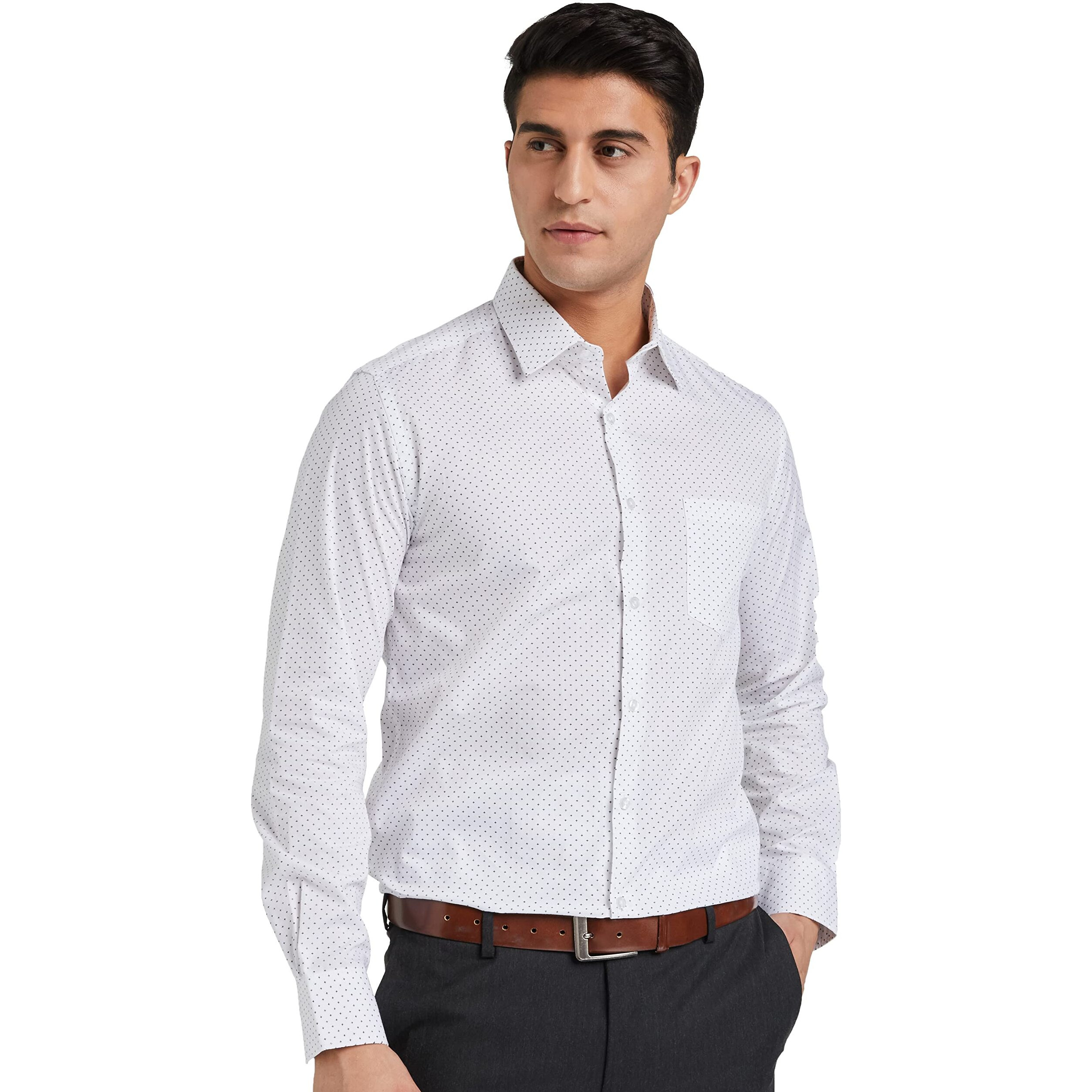 Diverse Mens Formal Shirt (8903905008602_DVF01F2L01-29_46_White)