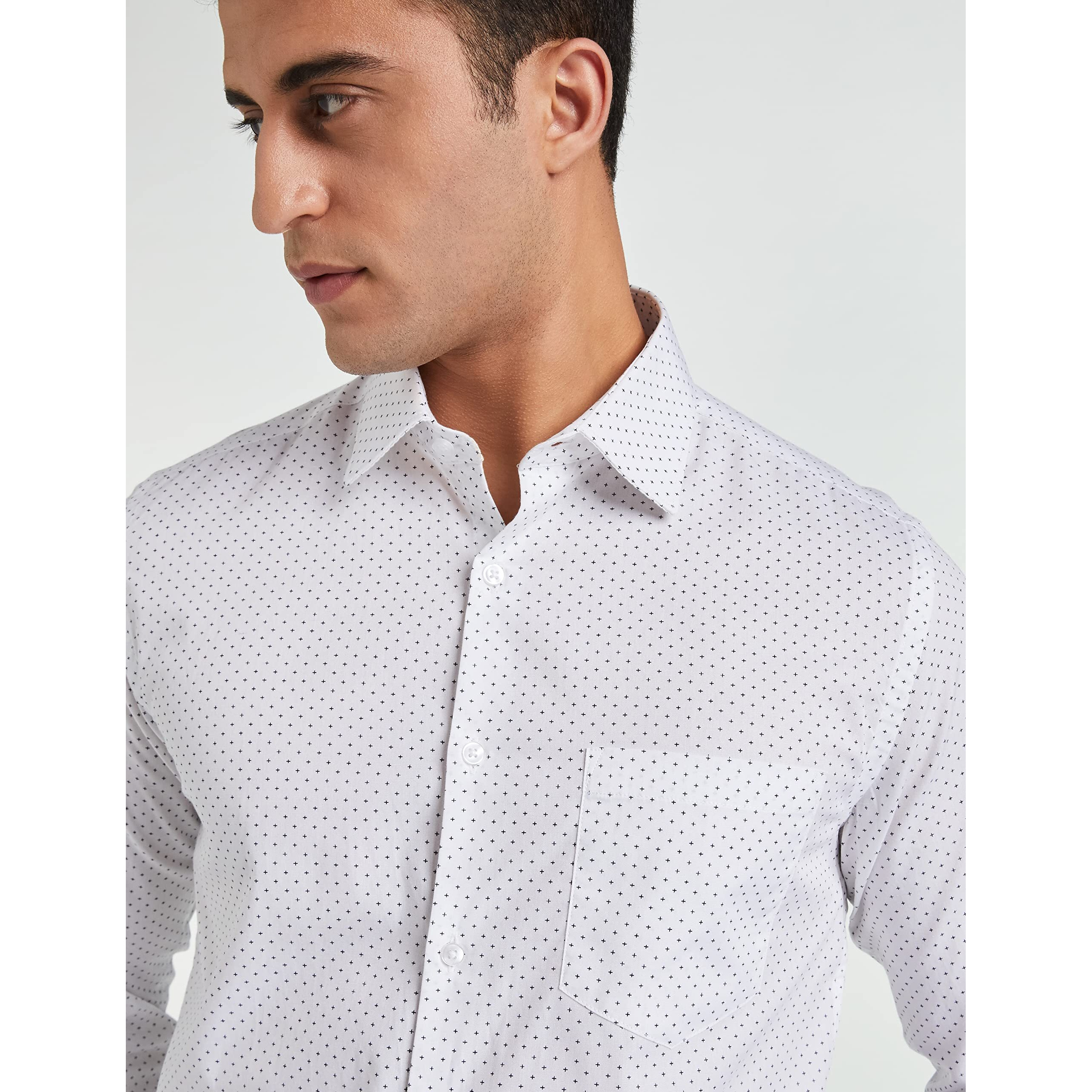 Diverse Mens Formal Shirt (8903905008602_DVF01F2L01-29_46_White)