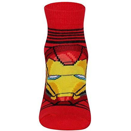 Supersox Ankle Disney Avenger Socks for Kids Made with Breathable Anti Odour & Moisture Absorbent Combed Cotton with a Extra Durable Welt Ideal For All Day Wear