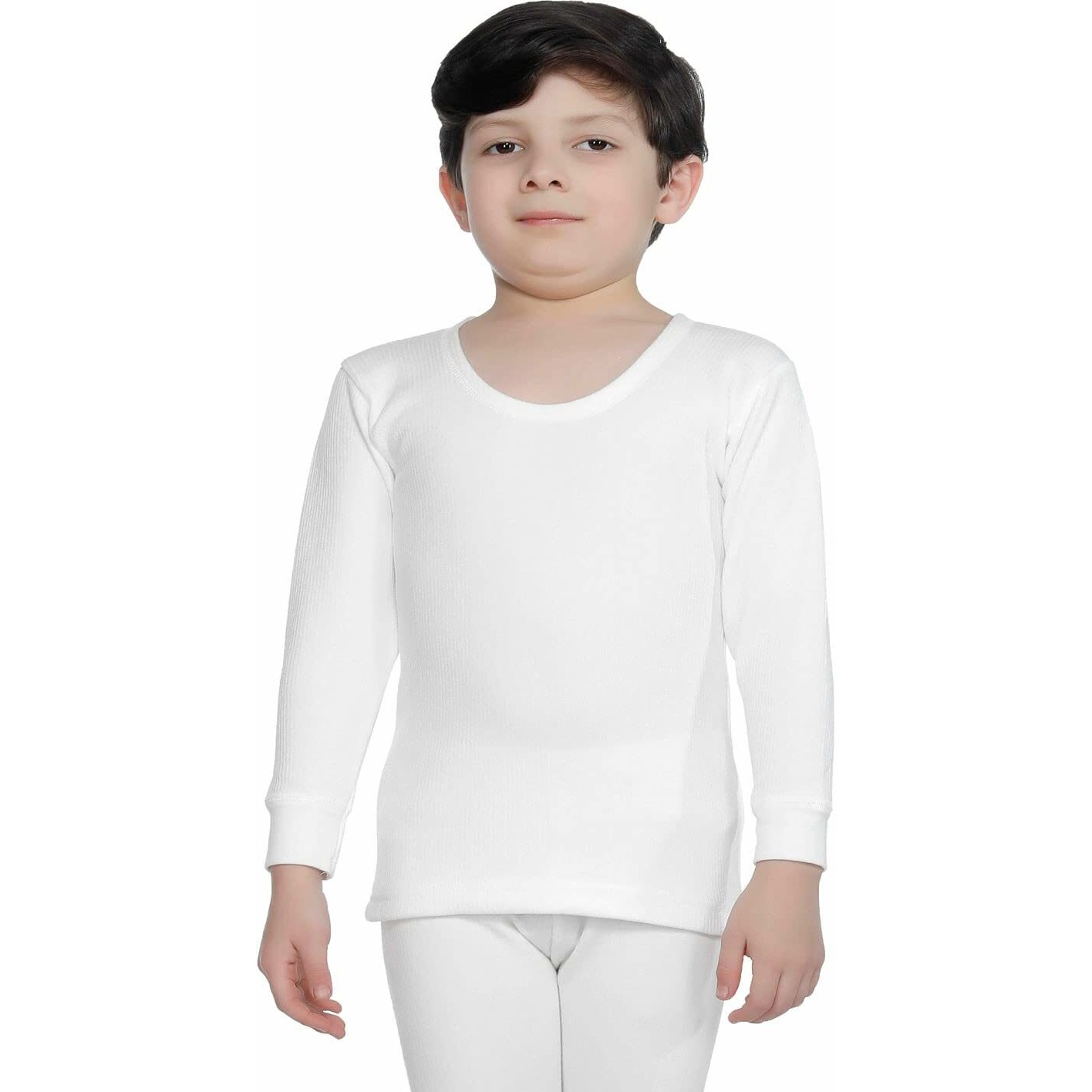 BODYCARE Insider Kids Thermal Top & Bottom Set (Off White 9-10 Years)