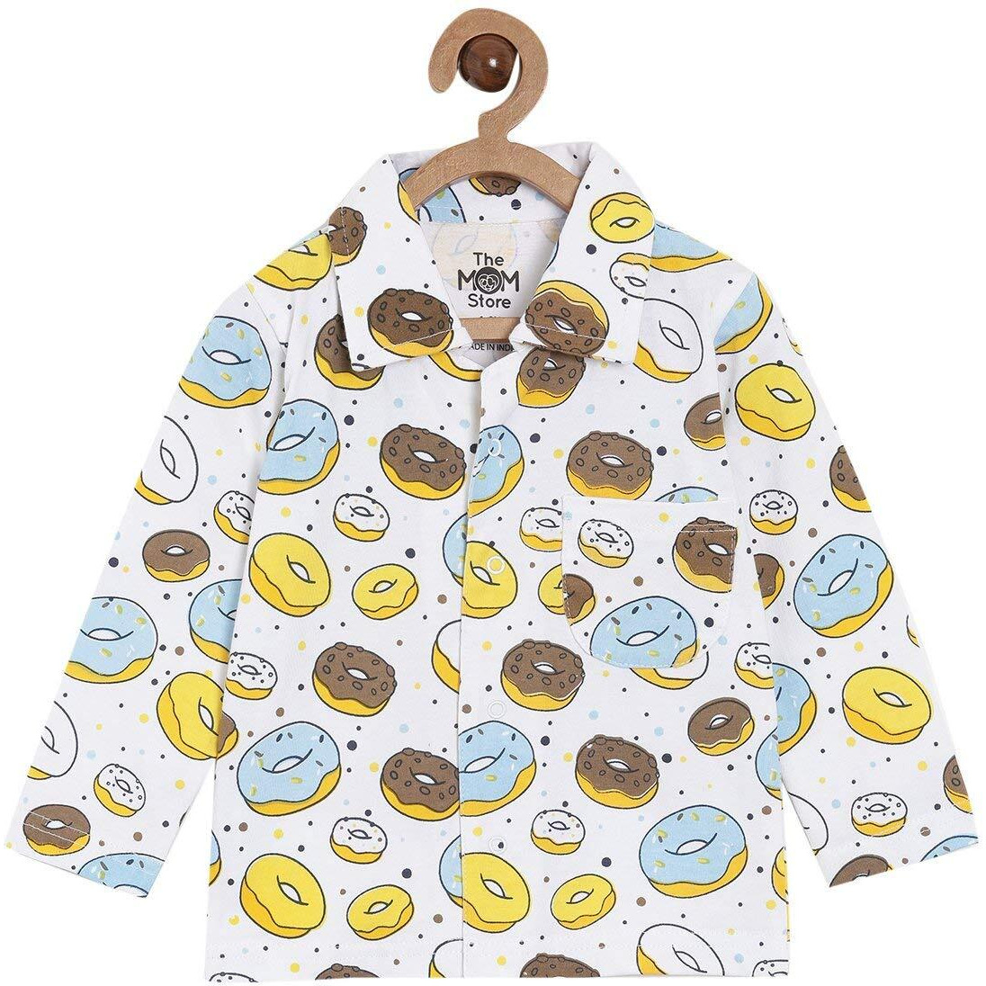 The Mom Store Baby and Toddler Pyjama Sets (Sweet Like a Doughnut 6-12 Months)