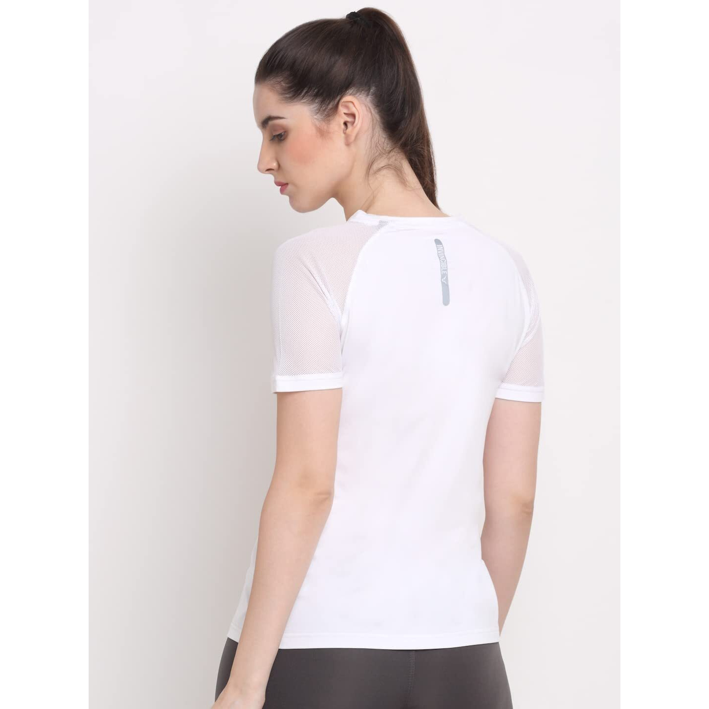 Invincible Womens Open Back Top (White 41 X-Large)