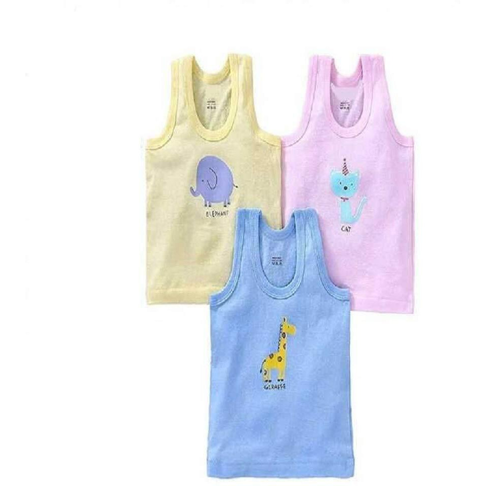 Gilli Shopee Baby Vest | Vest for Baby Boys & Girls Cotton Vest with Baby Cotton Bloomers/Panties(6-12 Months)