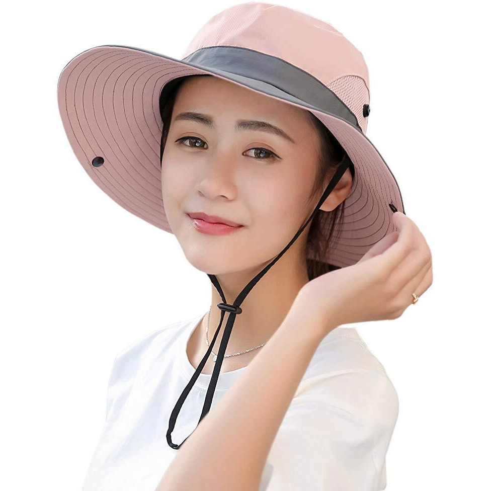 PALAY Womens Mesh Hat (PA01_Pink_Free Size)