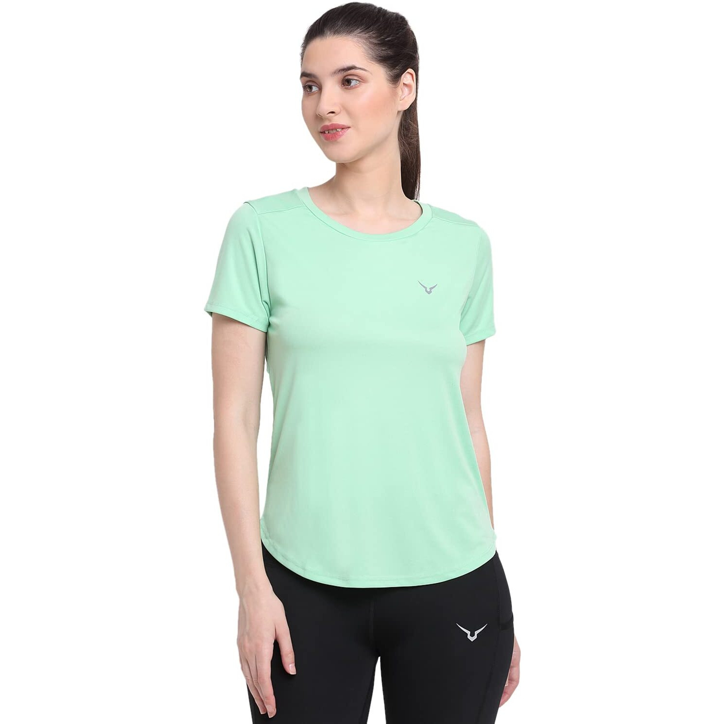 Invincible Womens Top (TE9025XO3_Lime_S)