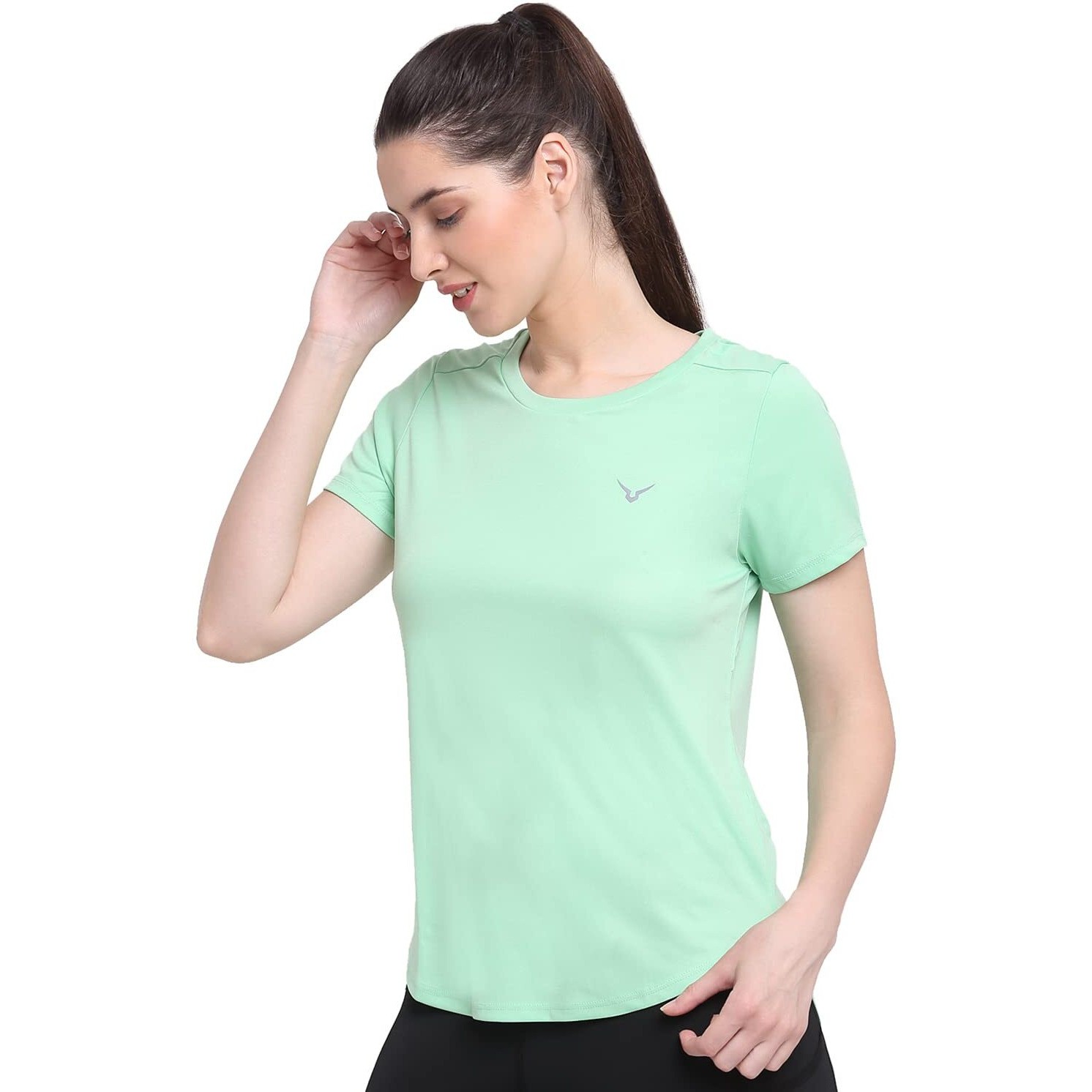 Invincible Womens Top (TE9025XO3_Lime_S)