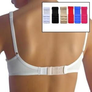 Bureaucrat Elastic Bra Hook Extender-(2Hook/3 Eye & 3Hook/3Eye) with Extra Elastic- Increase Band Length-Bra Hook Extender Combo for Women (Pack of 12-Multicolour)