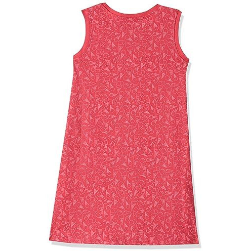 Amazon Brand - Jam & Honey Girls 100% Cotton Printed Knee Length Sleeveless Dress | Age 2-12 Years