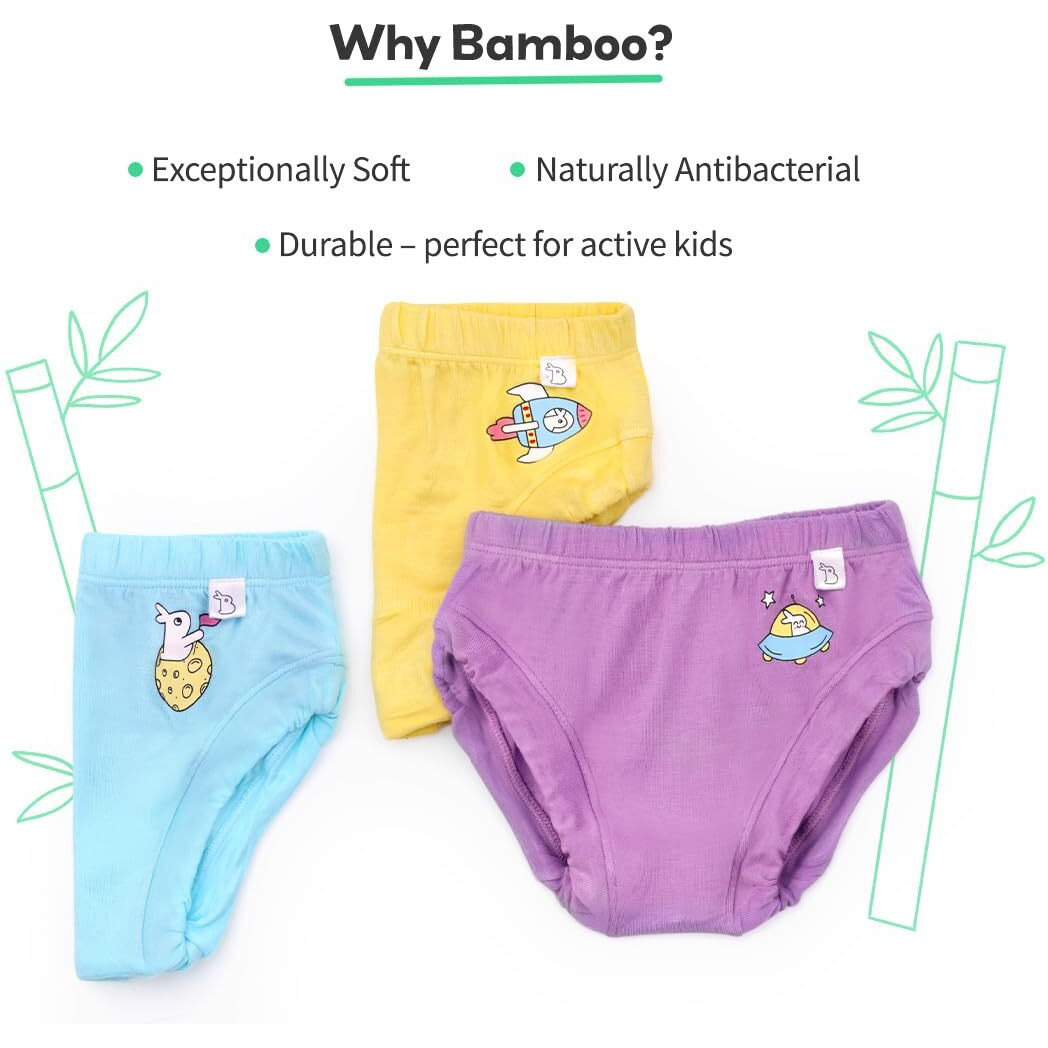 superbottoms Briefs for Babies| Unisex SuperSoft Underwear for girls and boys | 3X Softer underwear for babies | Super Stretchy Breathable Gentle Elastics No Scratchy Tags Azo-free dyes