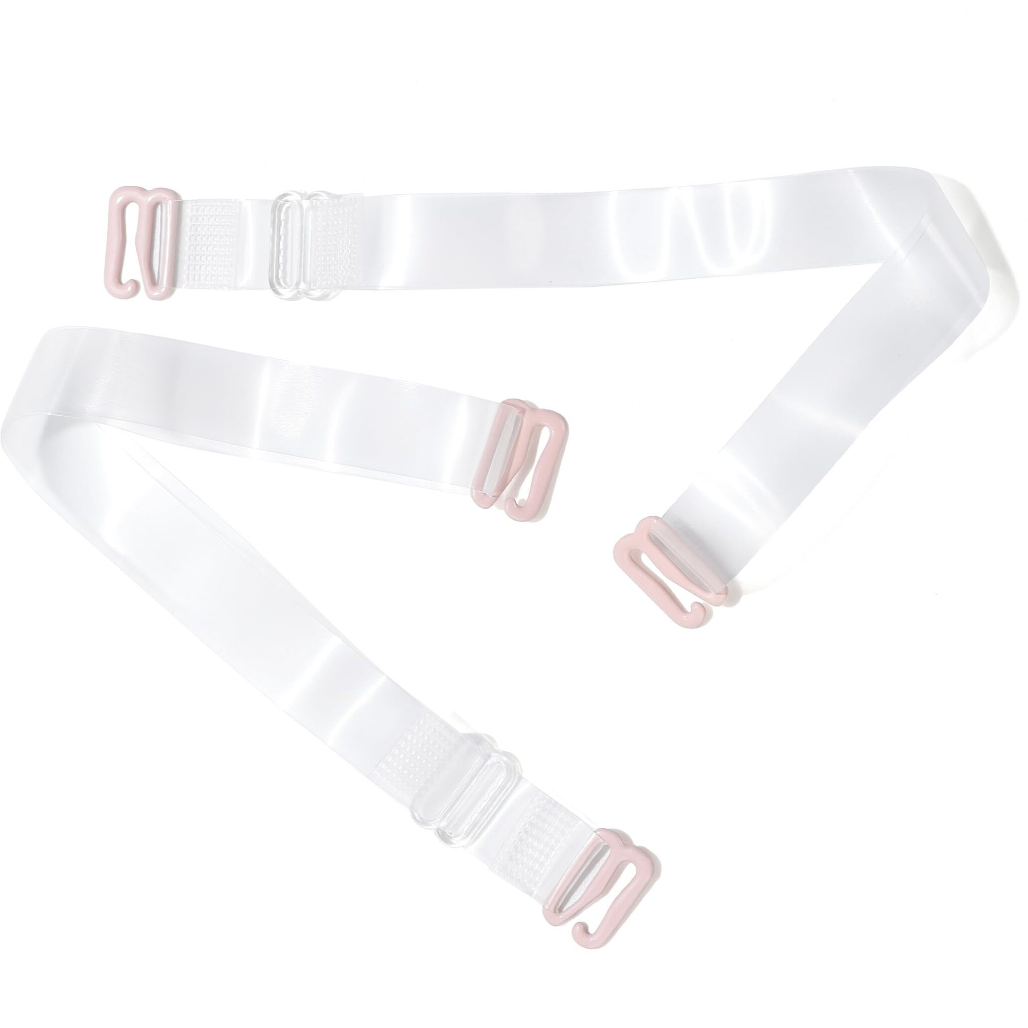 Magicmode 3 Pairs Bra Strap Replacement Elastic Adjustable Removable Multi Color Clear Bra Straps 10mm Width Band