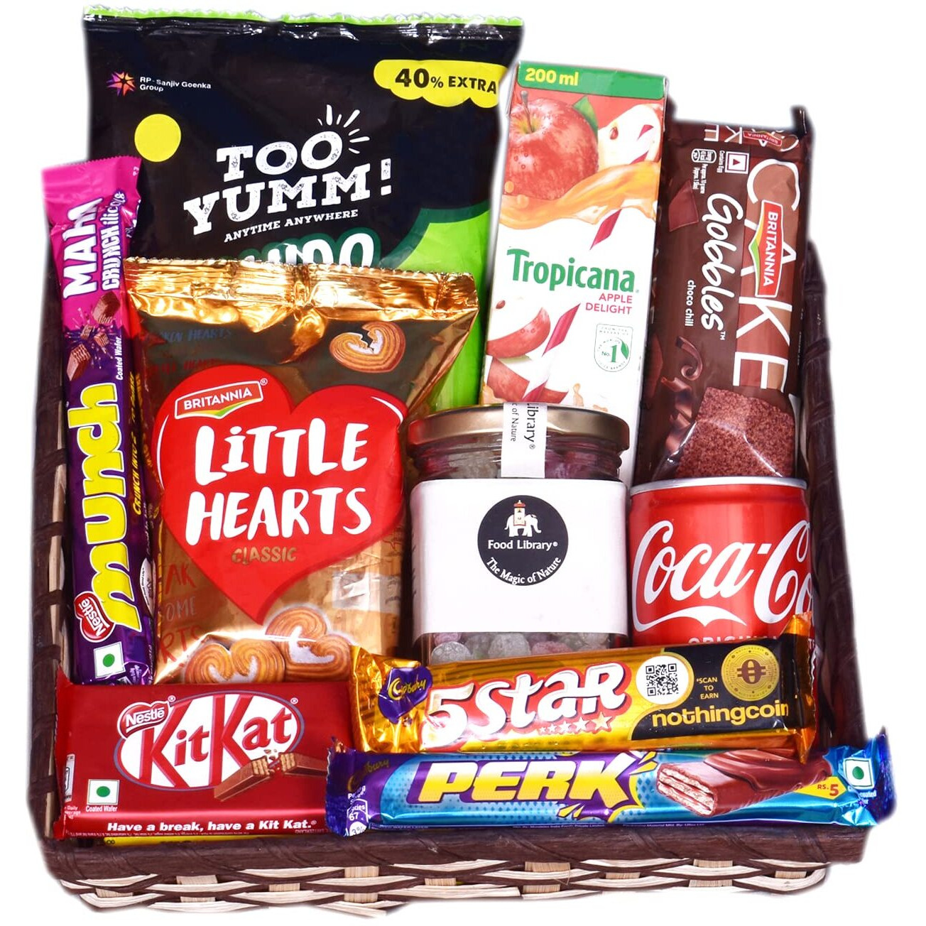 Food Library The Magic of Nature Rakhi / Diwali / Bhai dooj / Corporate Gifting / Valentine / Christmas Gift Hamper for Bhaiya & Bhabhi (All Occasions)