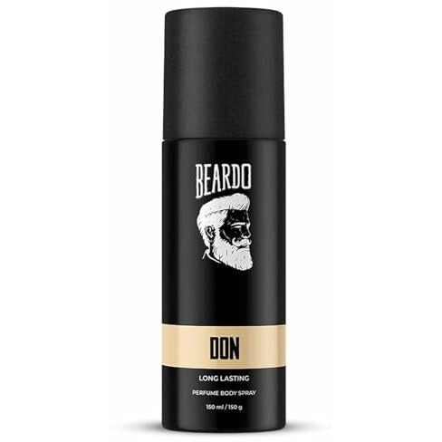 Beardo DON Perfume Deodorant for Men, 150ml | Long Lasting Deo For Men | Day Body Spray Perfume for Men | Deo Body Spray Gift for Men | Deodorant for men | Rakhi Gift For Brother | Gift For Friends