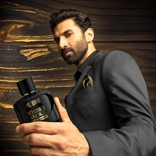 Beardo SINGLE MALT Whisky Smoke Perfume for men, 100ml | INTENSE EAU DE PARFUM - Highly Concentrated | Spicy, Woody - Oudh - Luxury Perfume | Rakhi Gift For Brother | Gift For Friends